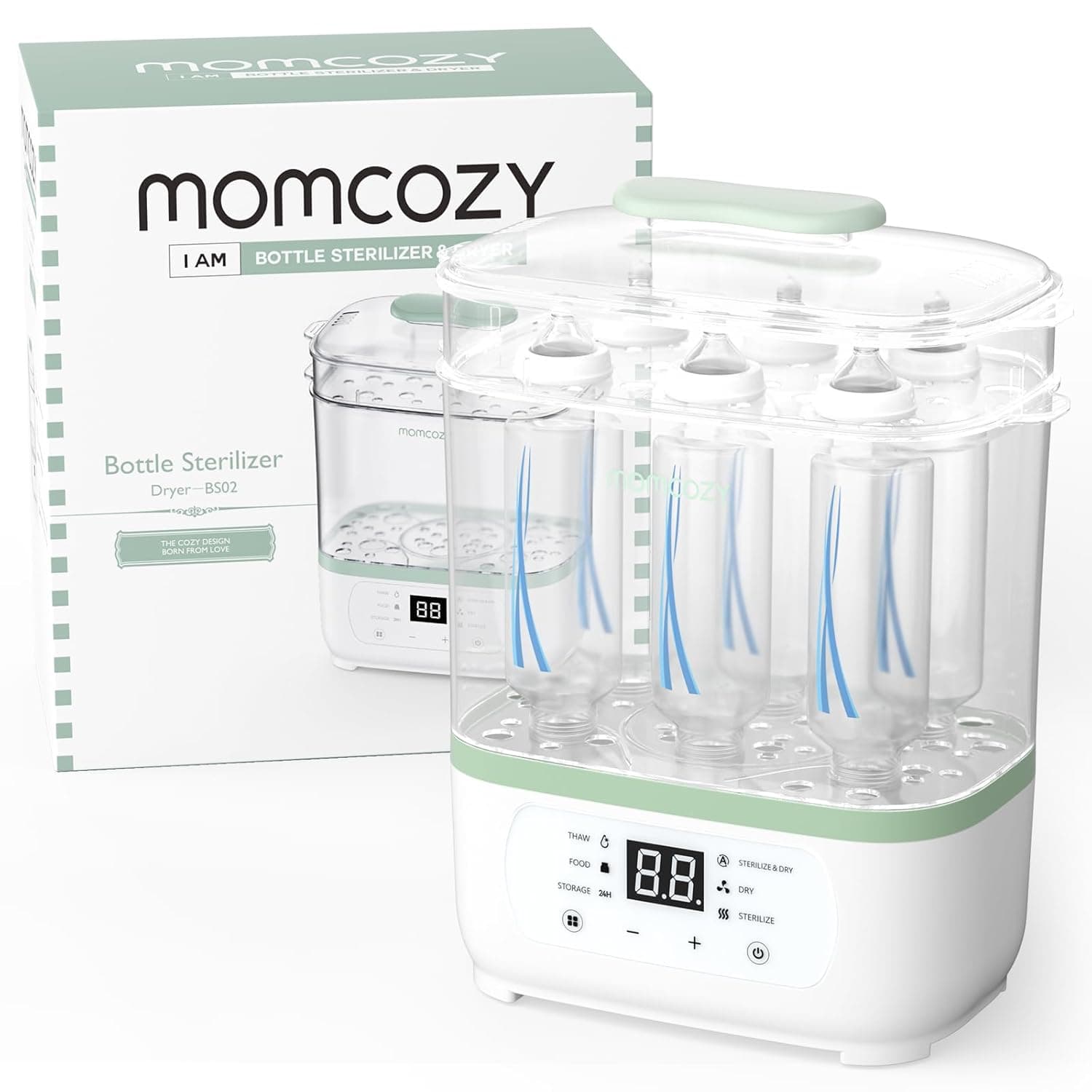 Momcozy Sterilisateur Et Secheur De Biberons 8-en-1