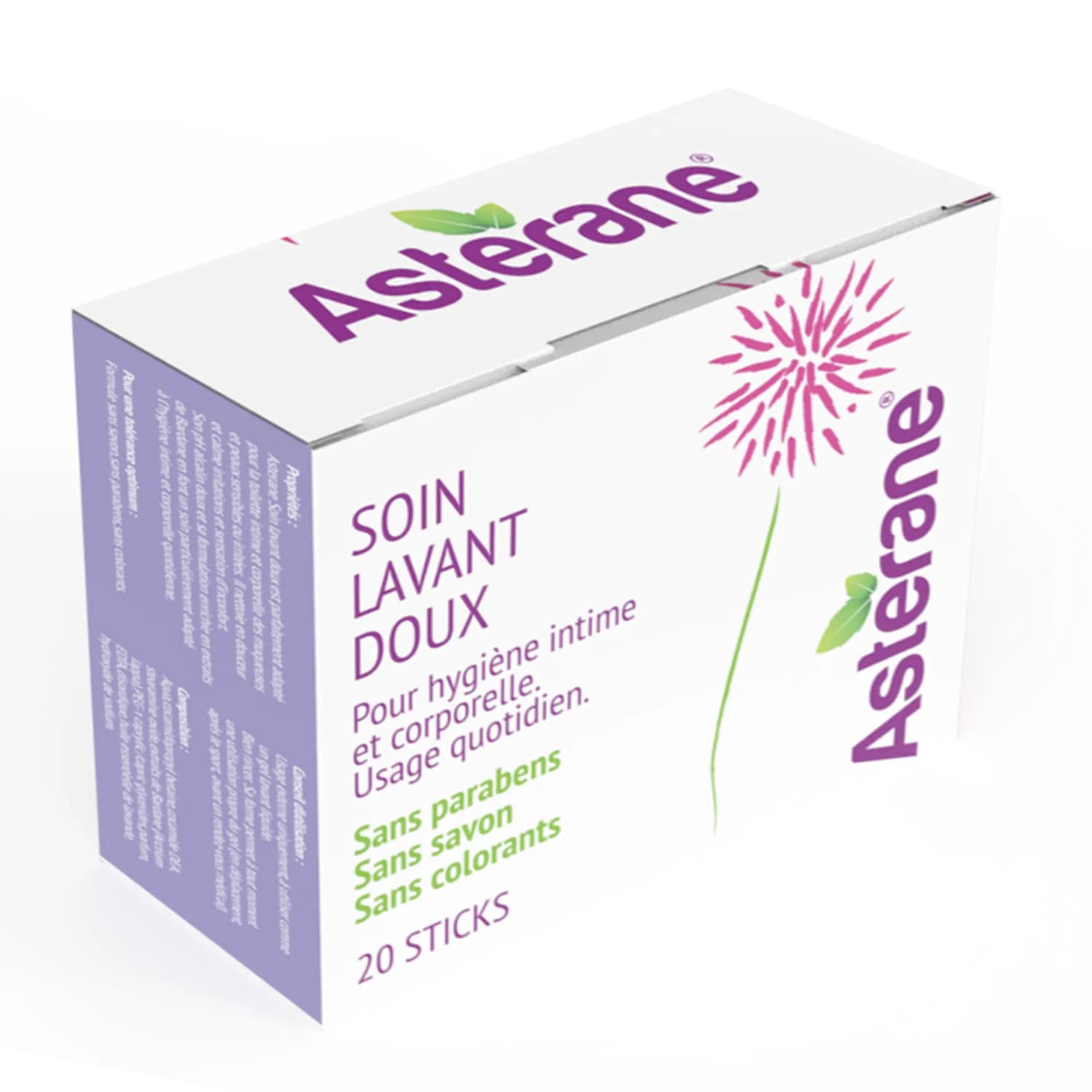 Asterane Soin Lavant Doux 20 Sticks De 5ml