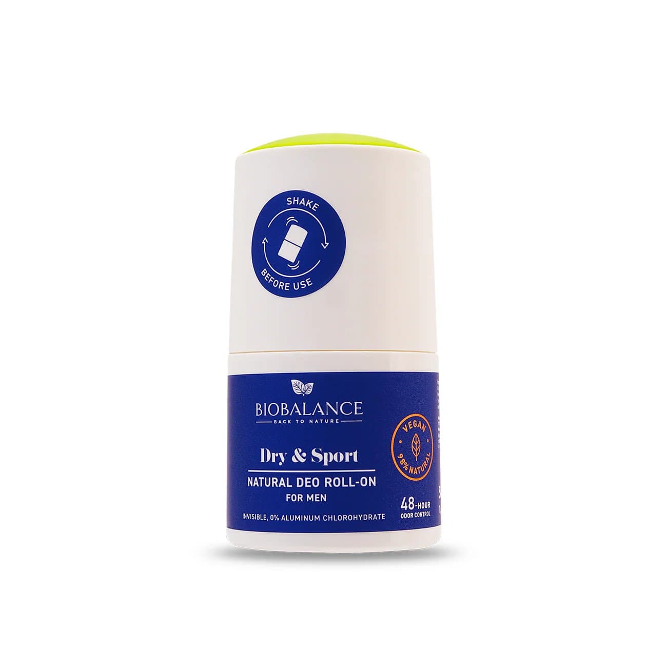 Biobalance Dry Sport Roll On Natural For Men 48h 50ml