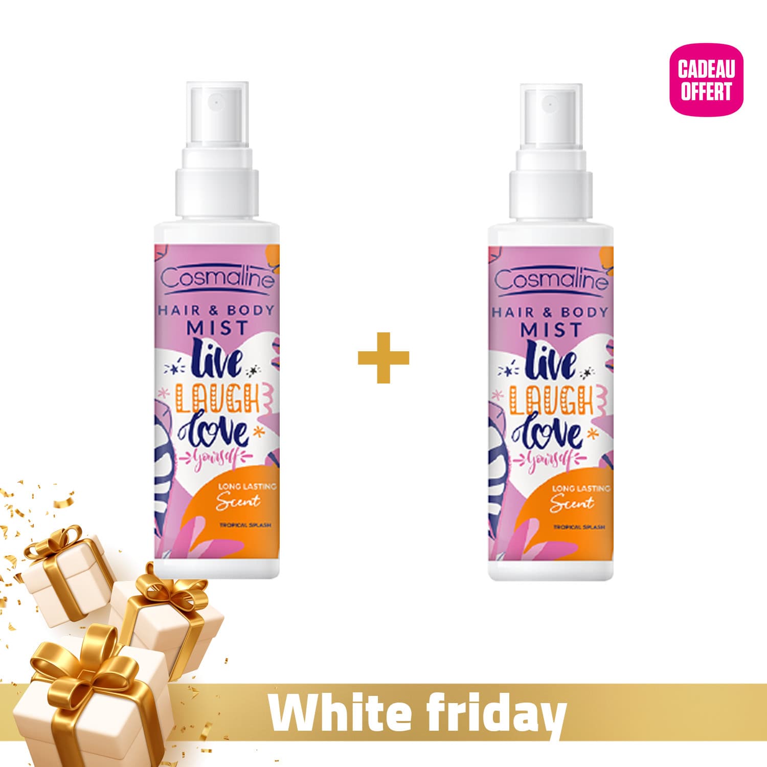 Cosmaline Hair Body Mist Tropical Splash 125ml + Cosmaline Hair Body Mist Tropical Splash 125ml Offert