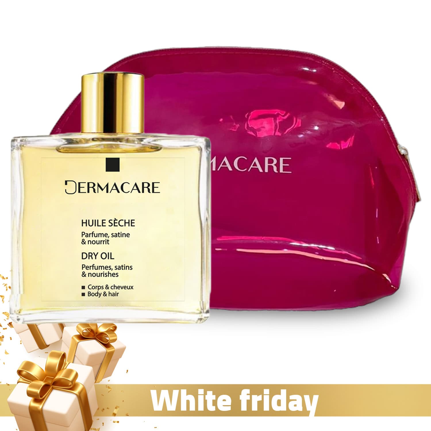 Dermacare Huile Seche Parfumee 100ml + Trousse Dermacare