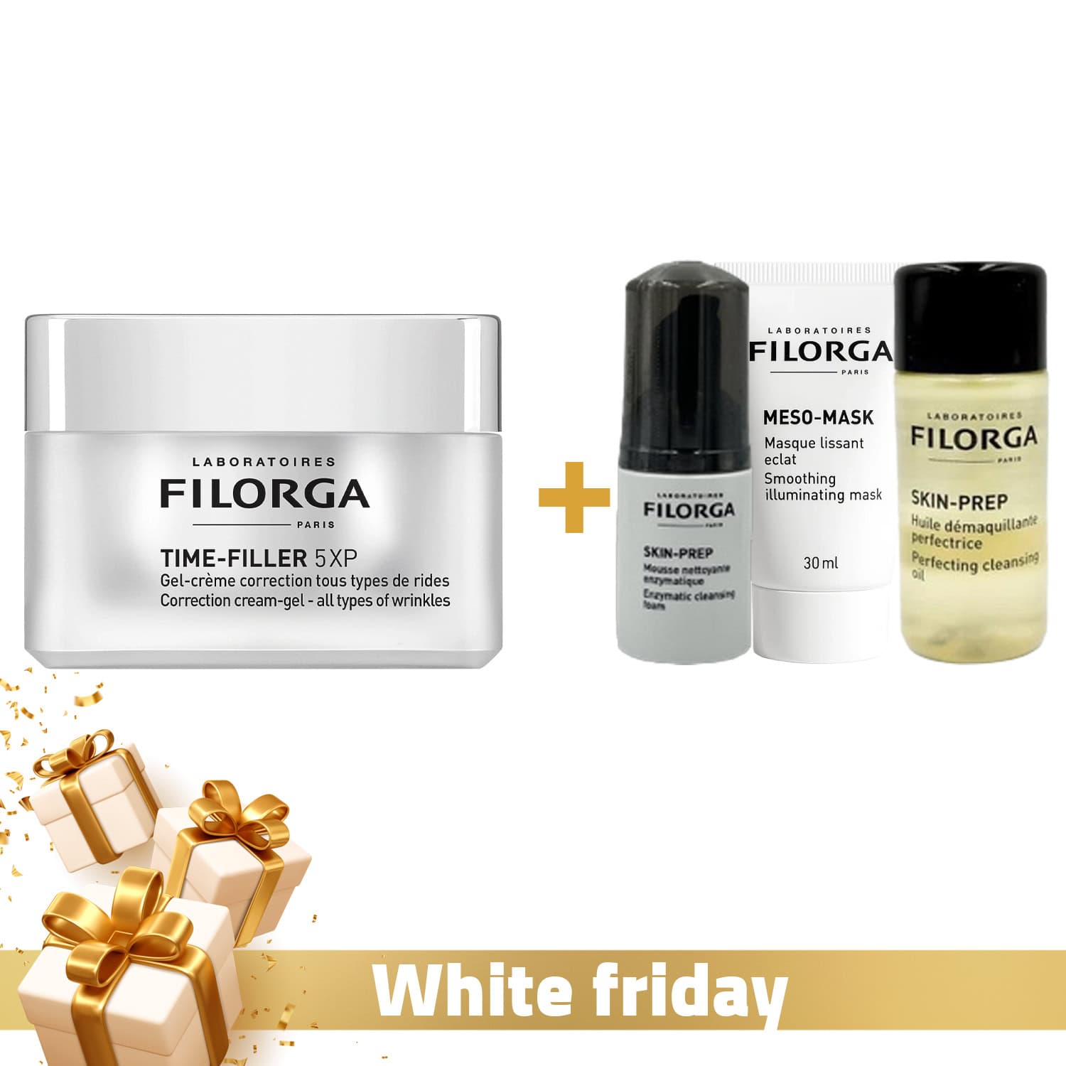 Filorga Time-filler 5XP Gel-creme Visage Anti-rides 50ml + 1 Produit Offert Au Choix