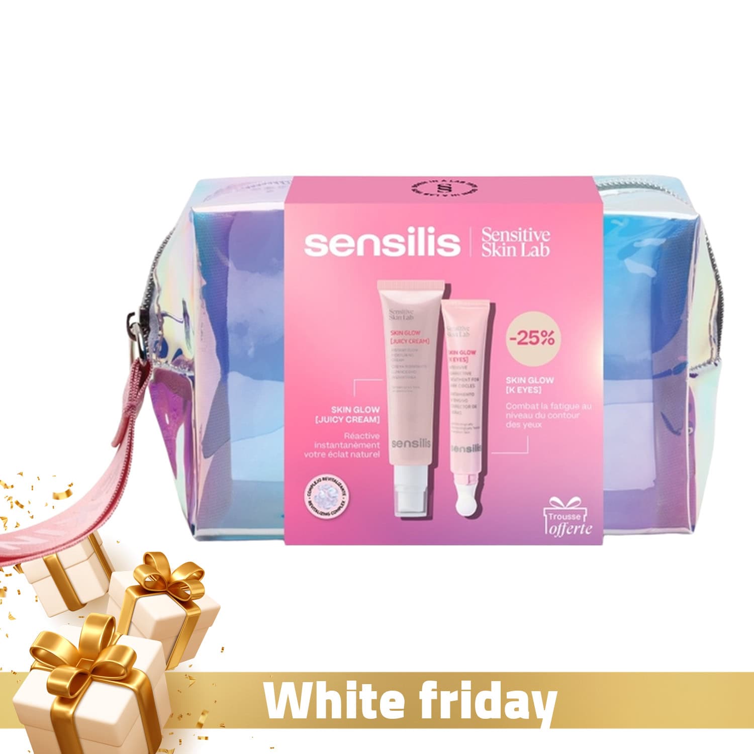 Trousse Sensilis Skin Glow Juicy Cream 50ml + K Eyes 15ml (-25%) + Trousse Offerte