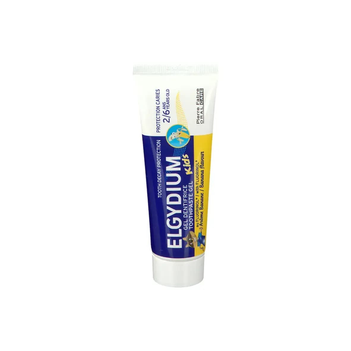 Elgydium Kids GEL Dentifrice Banane Enfants De 2 A 6 Ans 50ml