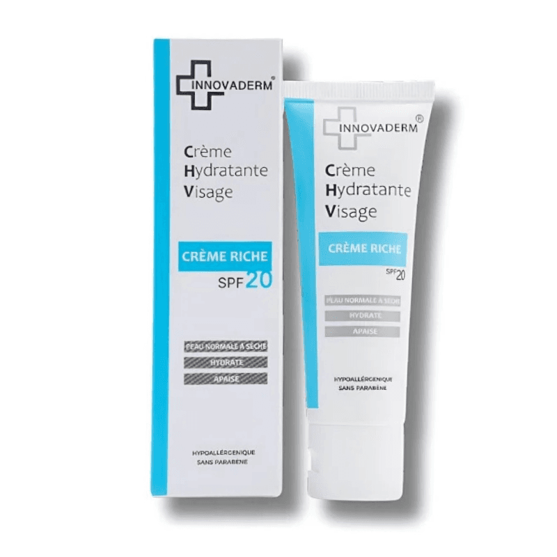 Innovaderm Creme Riche Hydratante Peaux Seches Spf20 50ml