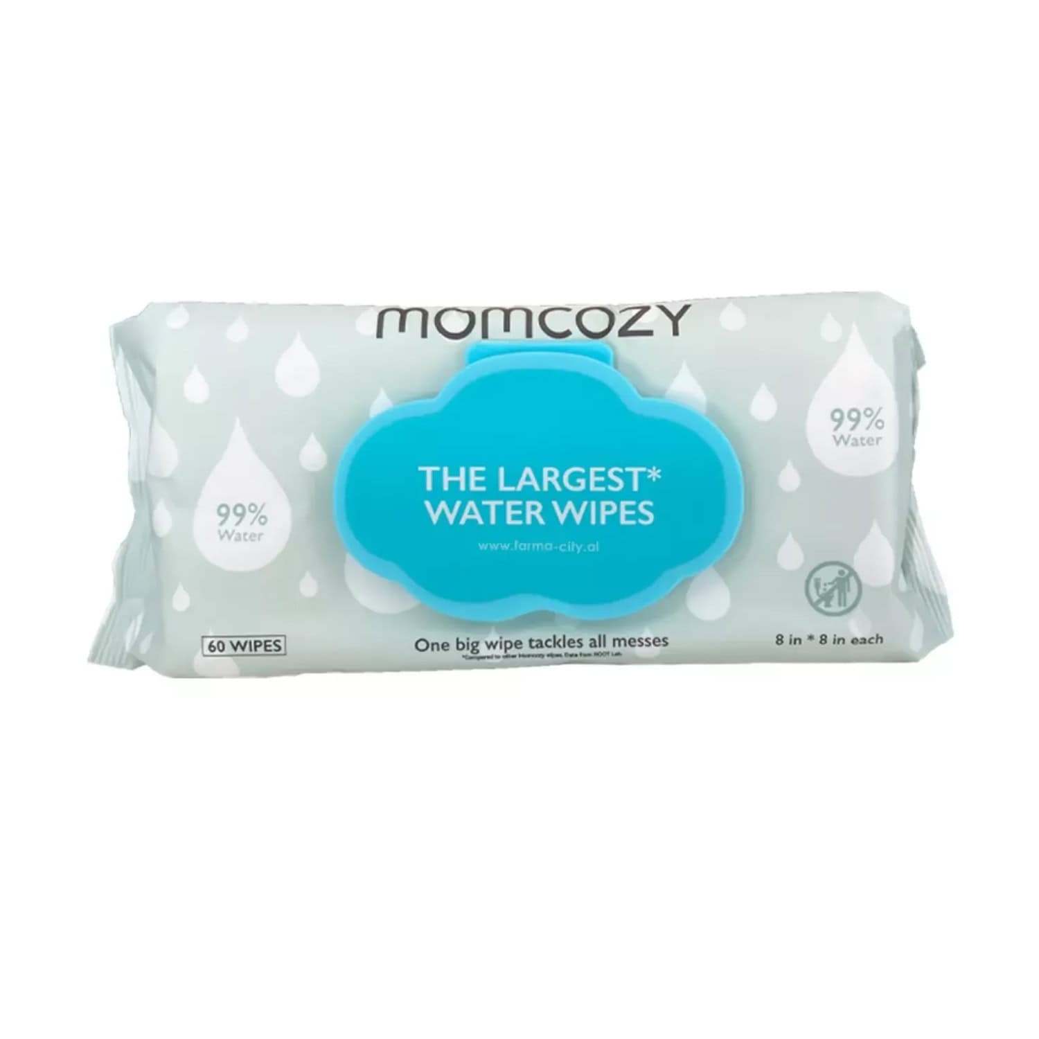 Momcozy Lingettes Pour Bebe A 99 % D'eau Purete Superieure 60 Pieces