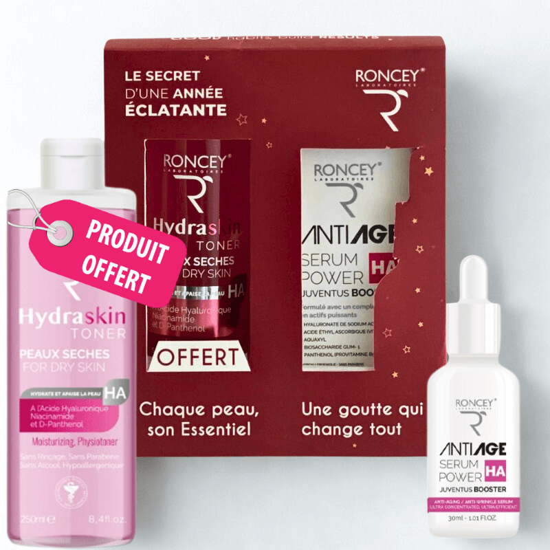 Roncey Coffret HA Serum Hydraskin Anti Age 30ml + Lotion Tonique 250ml(Offert)