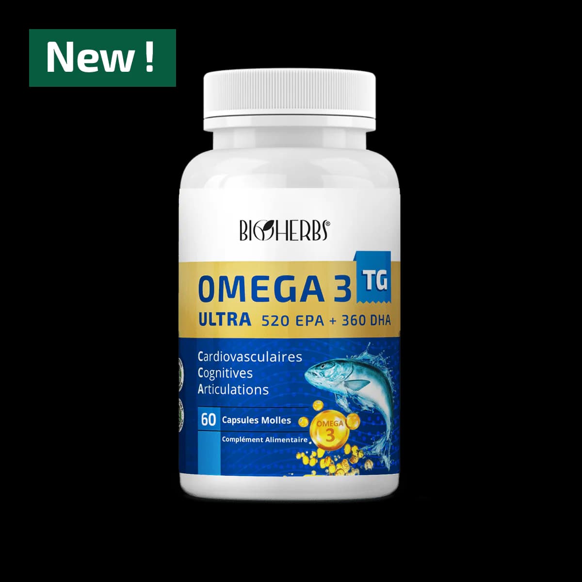 Bioherbs Omega 3 Ultra Tg 60 Capsules