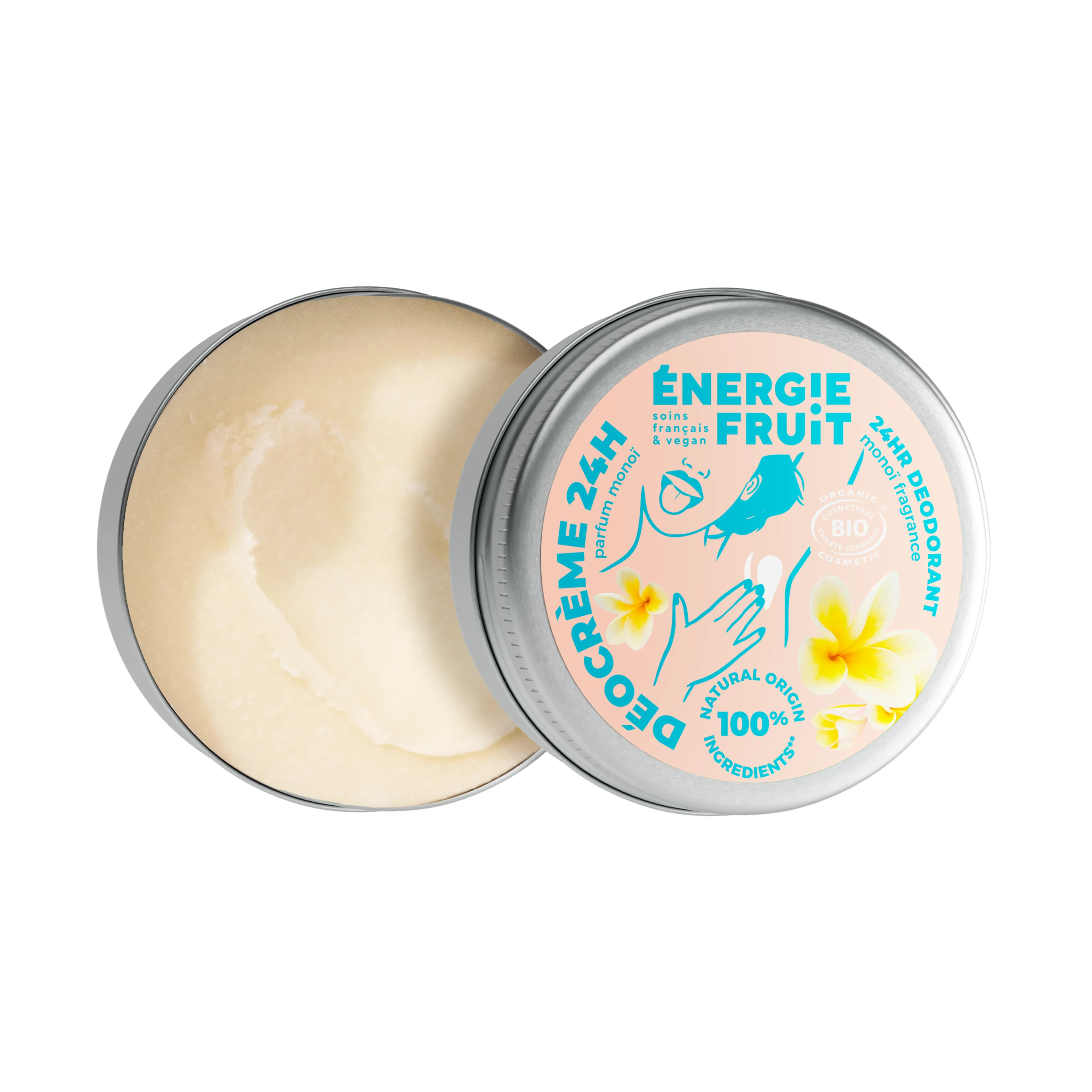 Energie Fruit Deocreme 48H Parfum Monoi Bio 45g