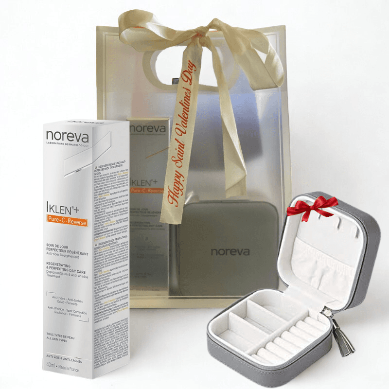 Noreva Coffret Iklen+ Pure C Reverse Soin De Jour Perfecteur Regenerant 40ml + Porte Bijoux (offert)