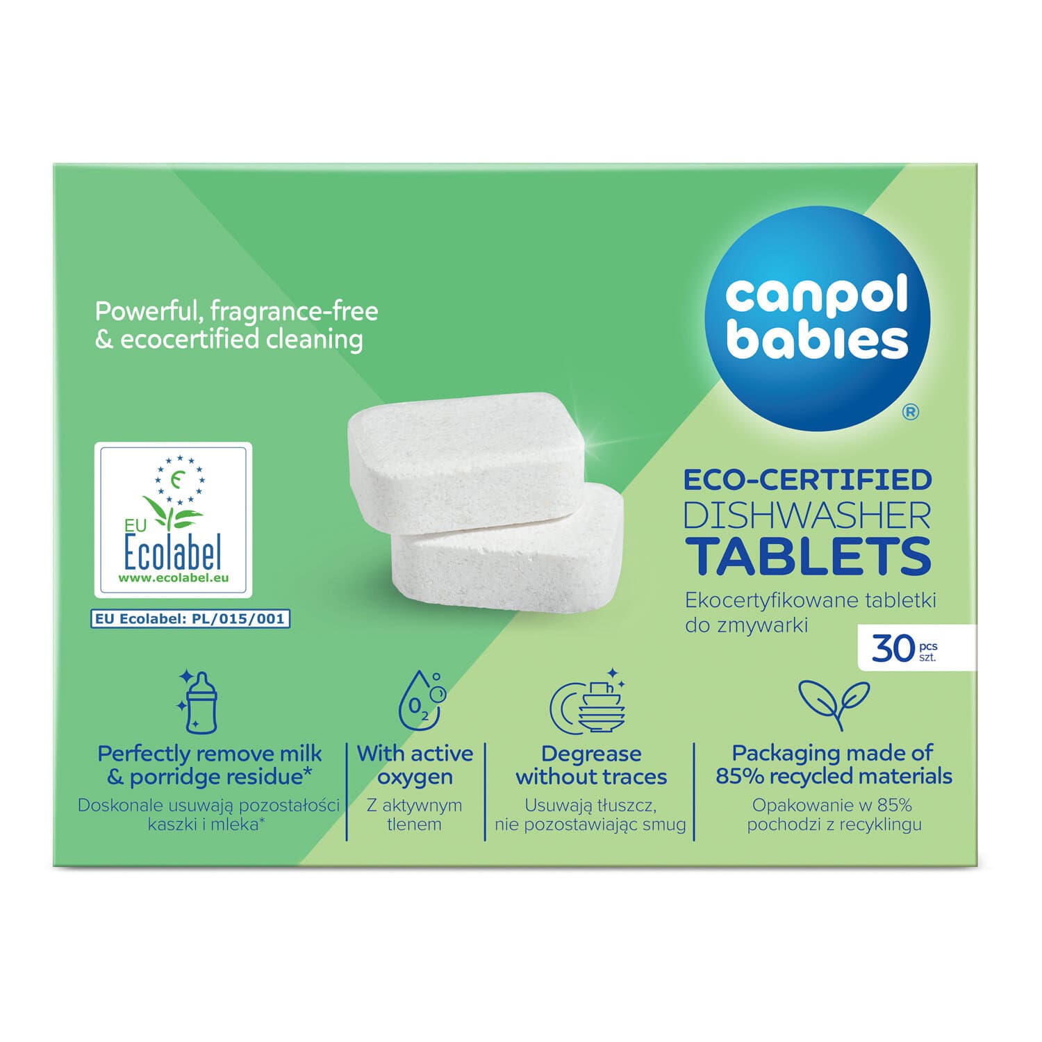 Canpol Pastilles Biodegradables Pour Lave-vaisselle Ecofriendly 1/502 30 Unites