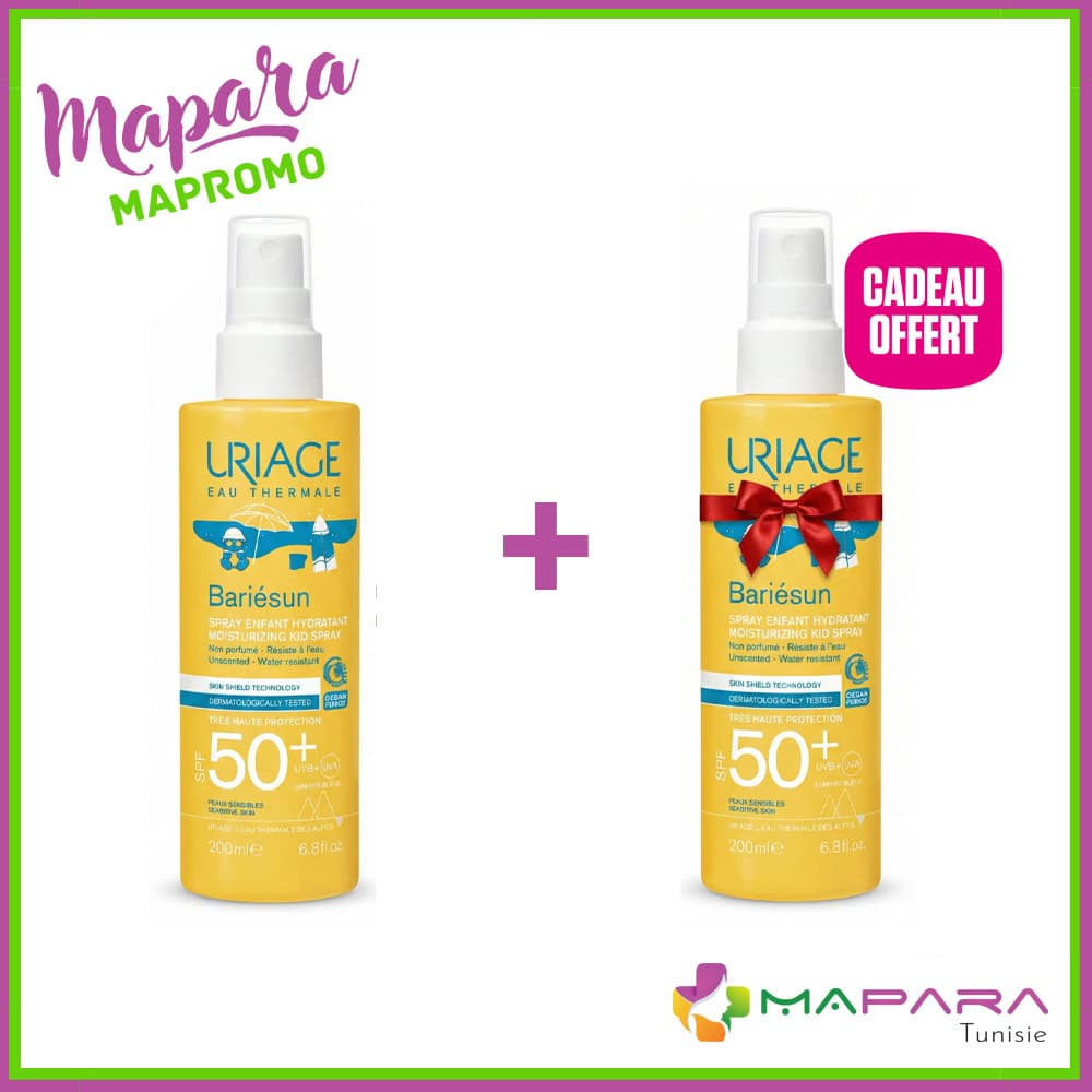 Uriage Bariesun Spray Solaire Enfant SPF 50+ 200ml Offre 1+1 Offert