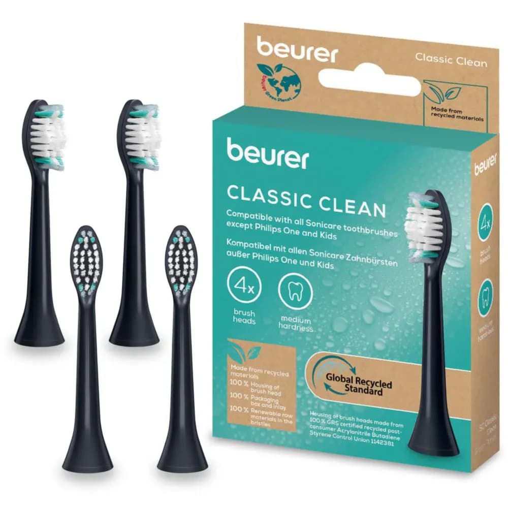Beurer Pack De 4 Brossettes A Dents Classic Clean