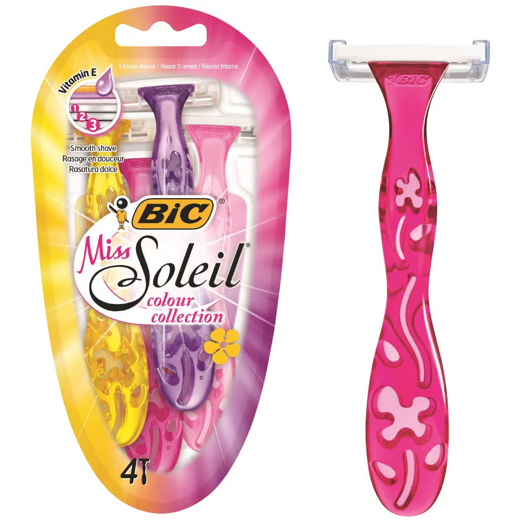 Bic Miss Soleil Rasoirs Jetables 3 Lames 4 Pieces