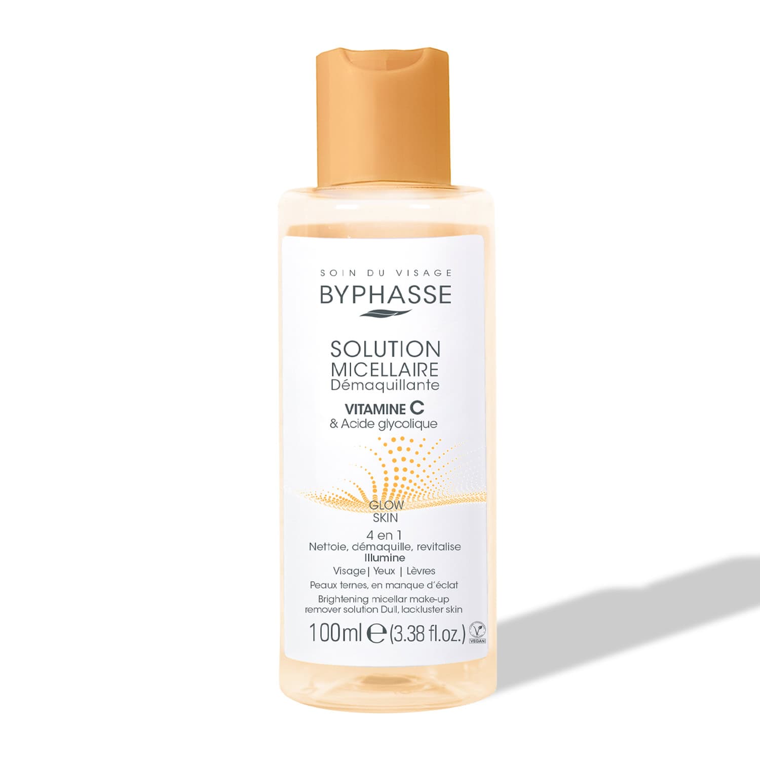 Byphasse Solution Micellaire Demaquillante Vitamine C Et Acide Glycolique 100ml