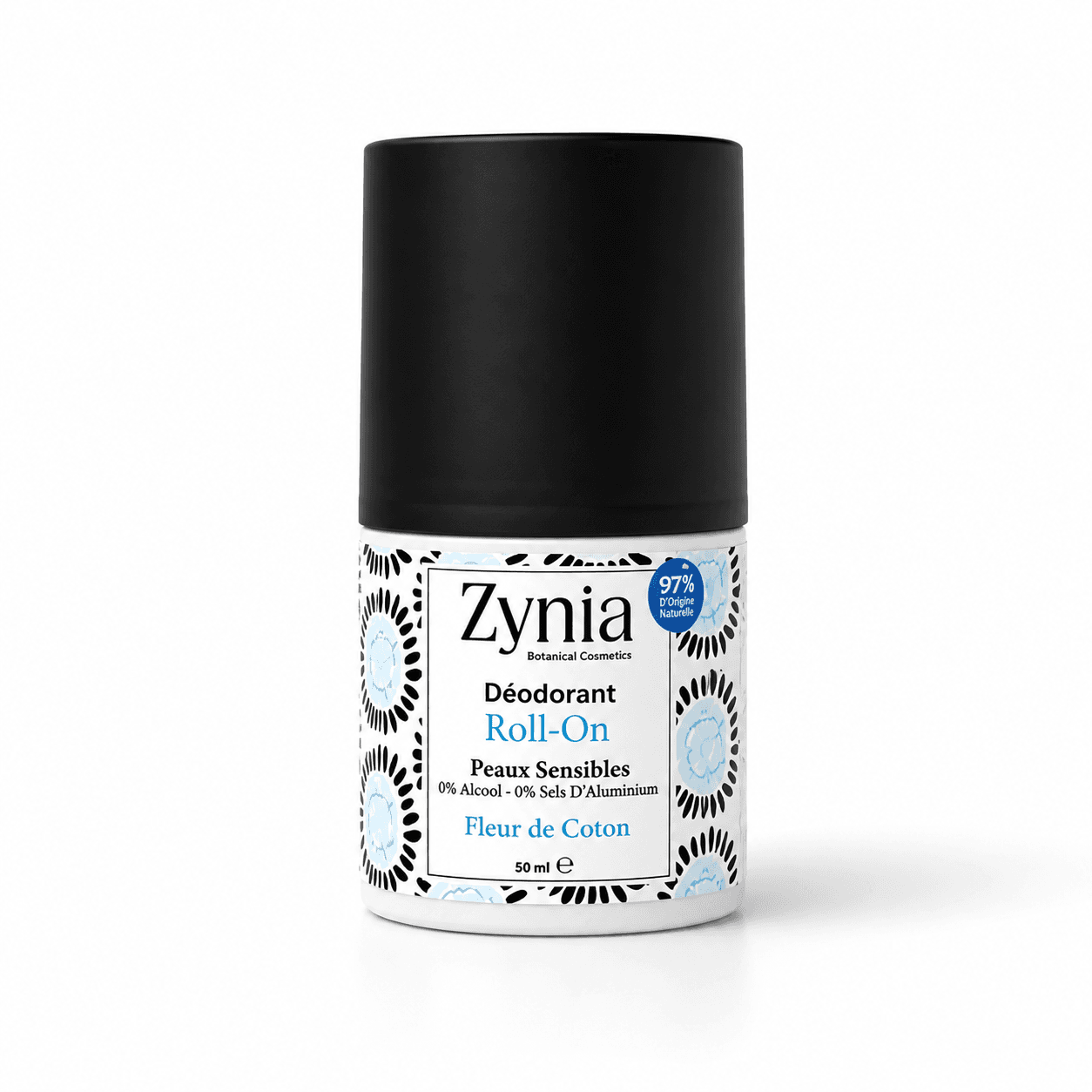 Zynia Deodorant Roll On Fleur De Coton 50ml