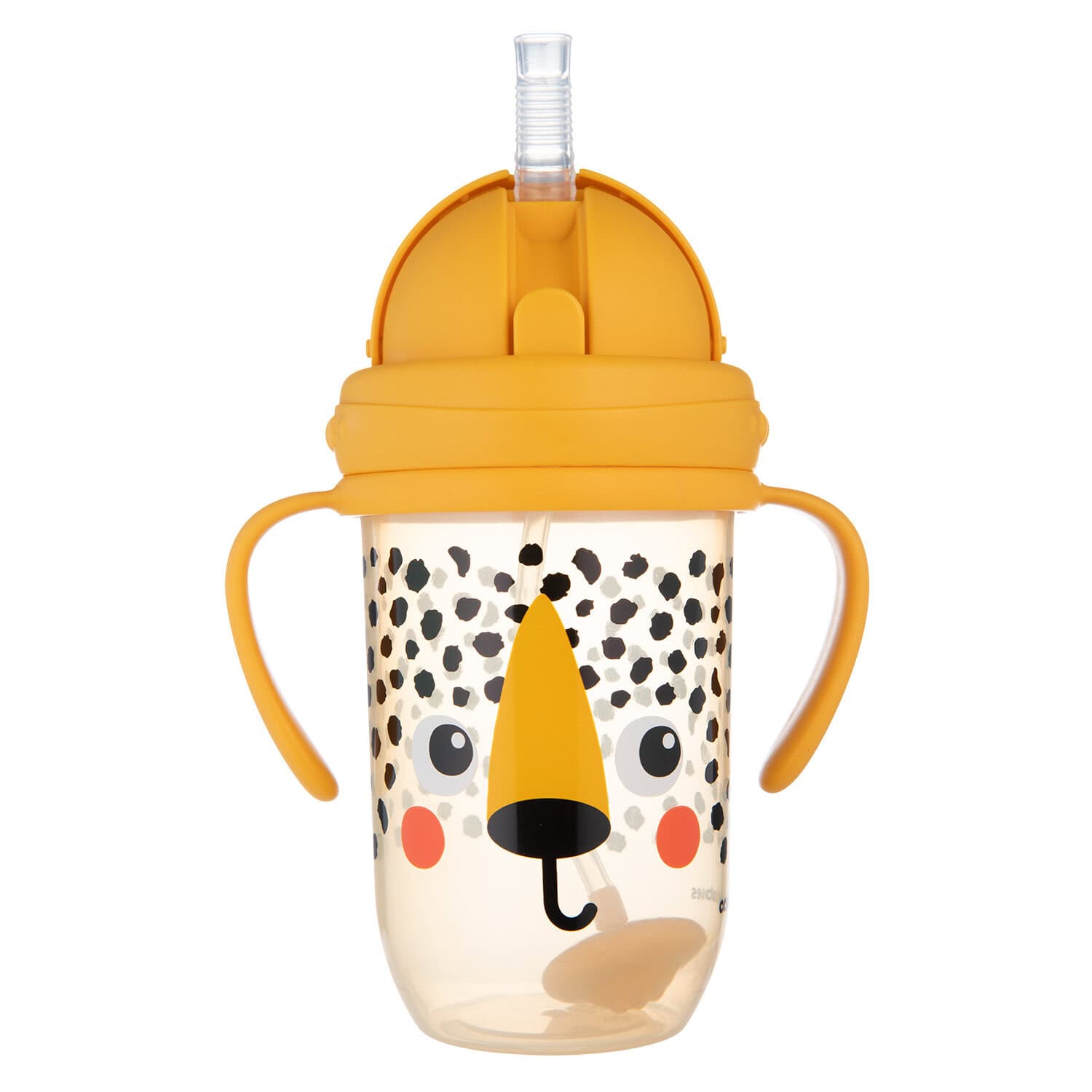 Canpol Gobelet Anti-fuites Guepard Avec Paille Lestee 56/617 270ml