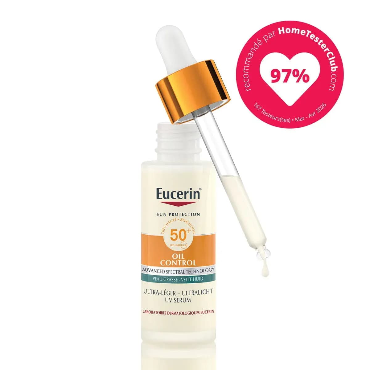 Eucerin Sun Protection Oil Control Serum UV Ultra-leger Spf50+ 30ml