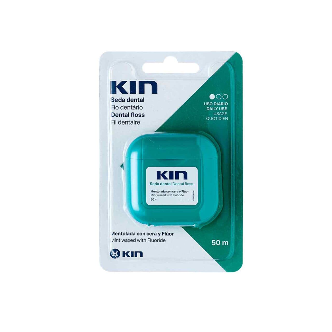 Kin Fil Dentaire A La Cire Mentholee 50m