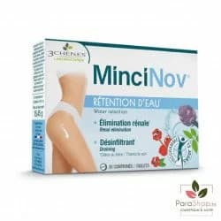 3 Chenes Mincinov Retention D’eau 30 Comprimes