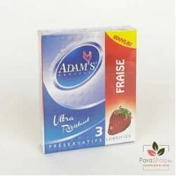 Adams Protect 3 Preservatifs - Fraise