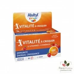 Alvityl Vitalite A Croquer Gout Fraise 30 Comprimes