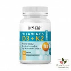 Bioherbs Vitamines D3+k2 30 Gelules