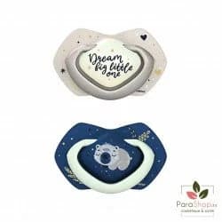Canpol Babies 2 Sucettes Symetrique 6-18M Sleepy Koala Bleu - 22/659