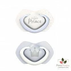 Canpol Babies 2 Sucettes Universelle 0-6M Royal Baby - Bleu - 22/650