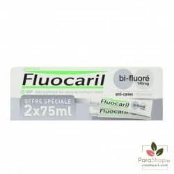 Fluocaril Dentifrice Blancheur Bi-fluore 2X 75ML