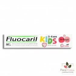 Fluocaril Kids Dentifrice GEL Fraise Bi-fluore 3-6ANS 50ML