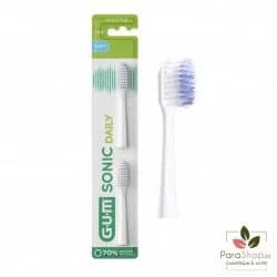 Gum Sonic Daily Recharges Brosse A Dents Souple 2 Unites - 4110