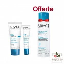 Uriage Pack Eau Thermale Creme D'eau + Contour Des Yeux + Eau Micellaire Seches Offerte